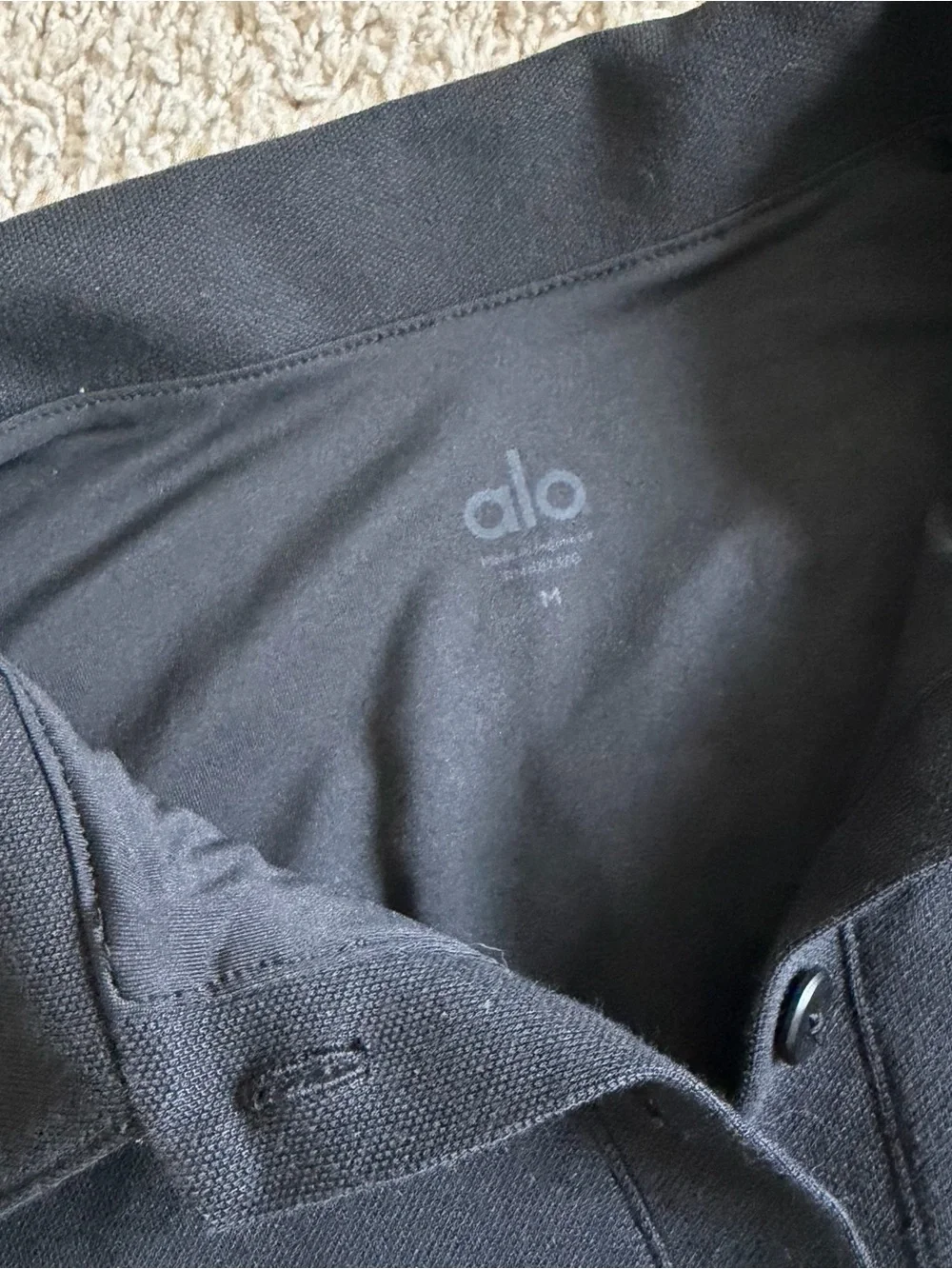 Alo Yoga Cropped Prestige Polo